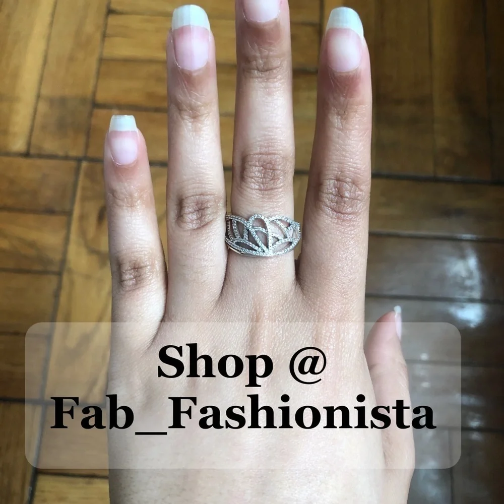 Pandora Filigree crystal ring